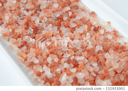 粉紅色岩鹽特寫 132933001