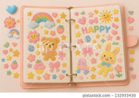 可愛的貼紙書 132933430