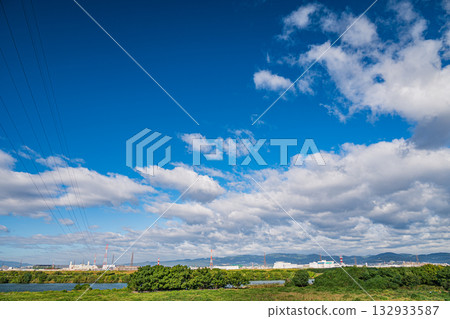 淀川風景 大阪府枚方市 132933587