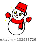 閃閃發光的雪人 132933726