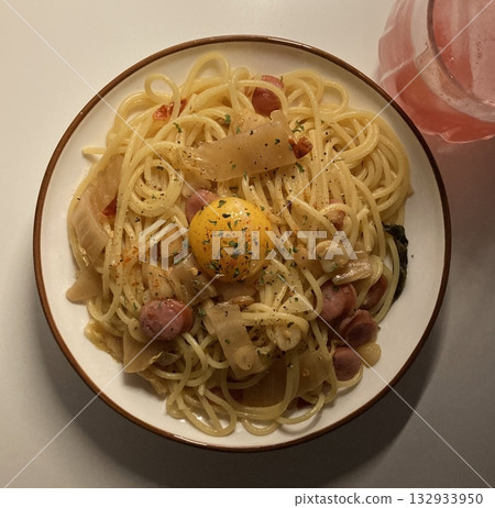 A plate of spaghetti pasta, perfectly cooked and topped with rich marinara sauce and fresh herbs. Ideal for food photography and menus, capturing the heart of Italian cuisine in a delicious way. A plate of spaghetti pasta, perfectly cooked and topped with rich marinara sauce and fresh herbs. Ideal for food photography and menus, capturing the heart of Italian cuisine in a delicious way. 132933950