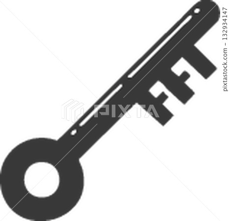 flat in black and white mobile application gun flat in black and white mobile application gun 132934147