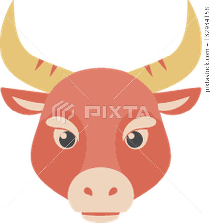 head of a cow 132934158