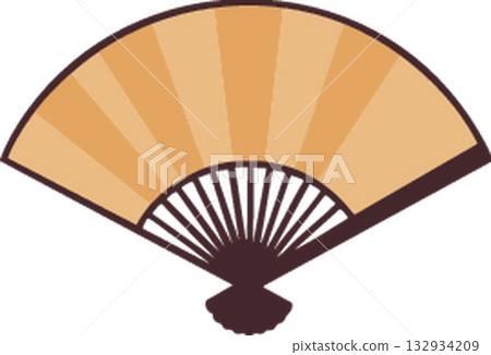 fan on white background 132934209