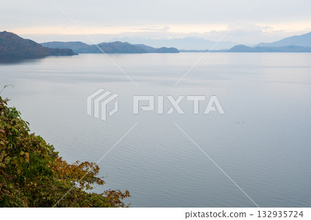 日本福島縣豬苗代湖的美景 日本福島縣豬苗代湖的美景 132935724