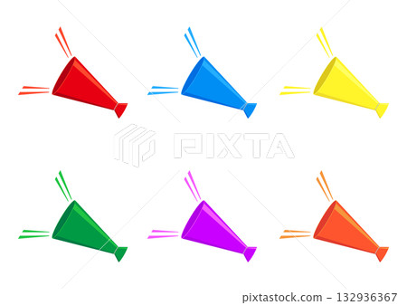 六色擴音器 132936367