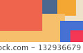 Abstract composition featuring overlapping rectangles in various pastel color shades and tones 132936679