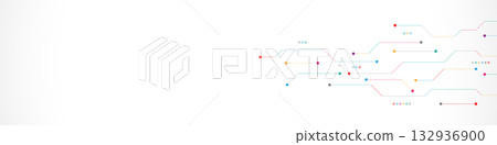 Circuit board texture with communication technology concept 132936900