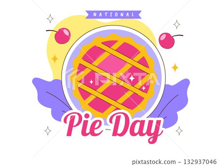 National Pie Day Vector Illustration On January 23 Featuring Delicious Pastry Shells And Various Fillings In a Flat Style Cartoon Background National Pie Day Vector Illustration On January 23 Featuring Delicious Pastry Shells And Various Fillings In a Flat Style Cartoon Background 132937046