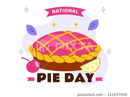 National Pie Day Vector Illustration On January 23 Featuring Delicious Pastry Shells And Various Fillings In a Flat Style Cartoon Background National Pie Day Vector Illustration On January 23 Featuring Delicious Pastry Shells And Various Fillings In a Flat Style Cartoon Background 132937048