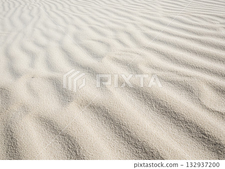 White desert with perspective, dry, arid 132937200