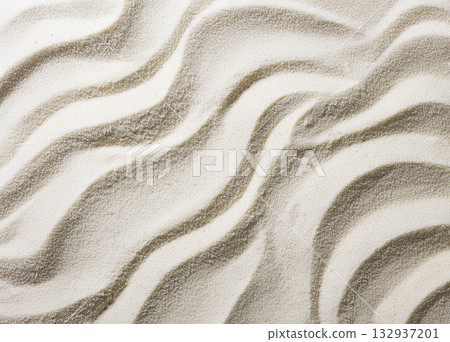 從空中俯瞰白沙的紋理 從空中俯瞰白沙的紋理 132937201