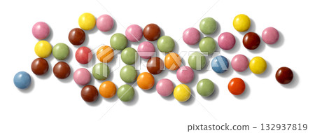 Colorful chocolate candies Colorful chocolate candies 132937819