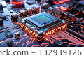 Main board circuit computer technology. 132939126