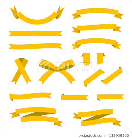 各種絲帶插圖材料套裝 各種絲帶插圖材料套裝 132939360