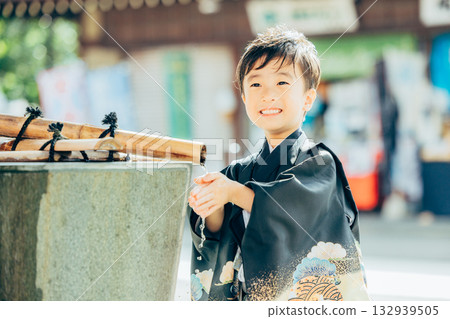 七五三洗手 132939505