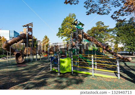 Playground equipment at Tama Central Park, Ochiai, Tama City, Tokyo 132940713