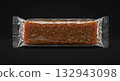 Transparent Packaging of a Brown Sweet Bar 132943098