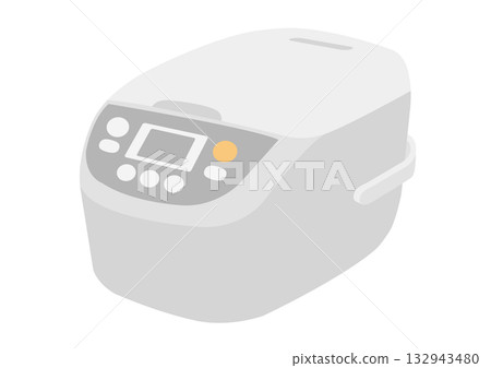 白色電鍋圖解 白色電鍋圖解 132943480