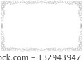 Classic hand-drawn frame. Horizontal. 132943947