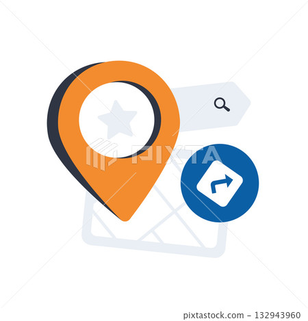 Local SEO optimization boosts business visibility with geolocation targeting, map integration, review management for higher foot traffic. Local search conversion rates isolated vector illustration Local SEO optimization boosts business visibility with geolocation targeting, map integration, review management for higher foot traffic. Local search conversion rates isolated vector illustration 132943960