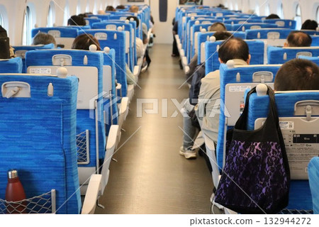 Inside the Tokaido Shinkansen 132944272