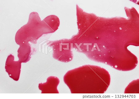 Drops of blood on white background Drops of blood on white background 132944703