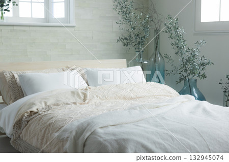 雙人床臥室 132945074