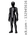人形機器人（站立姿勢） 132945616