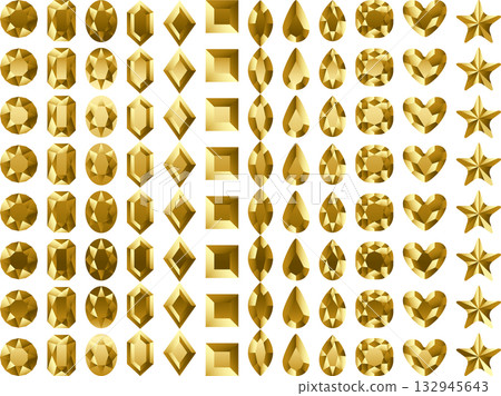 1 rhinestone, 1 gold 132945643