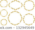 Ribbon Butterfly F, Circle, m1 Gold 132945649