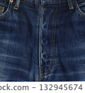 Denim texture button fly 132945674