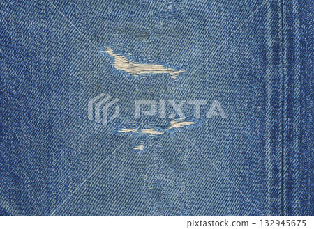 Denim fabric texture worn out Denim fabric texture worn out 132945675