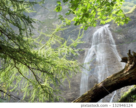 Beautiful Bateni waterfalls (Weisstannen valley, St. Gallen, Switzerland) Beautiful Bateni waterfalls (Weisstannen valley, St. Gallen, Switzerland) 132946124