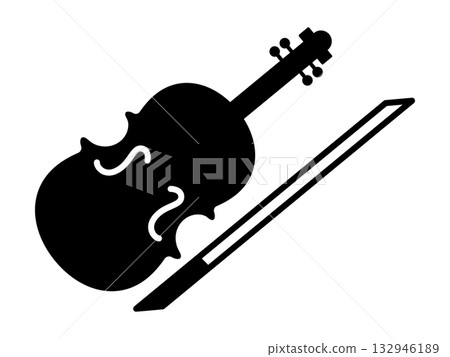 小提琴圖示（單色） 132946189