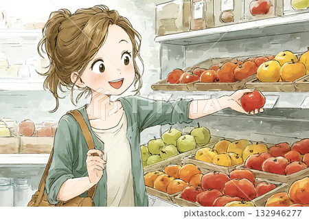 米優系列：減少食物浪費 米優在超市挑選非標準水果 132946277