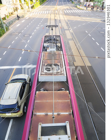 東京櫻花電車（都電荒川線），合線軌道，飛鳥山交叉口 132946301