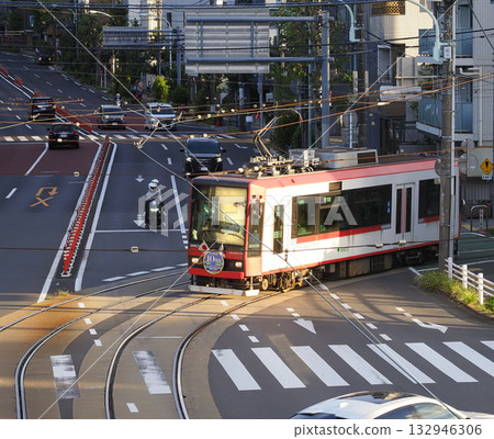 東京櫻花電車（都電荒川線），合線軌道，飛鳥山交叉口 132946306