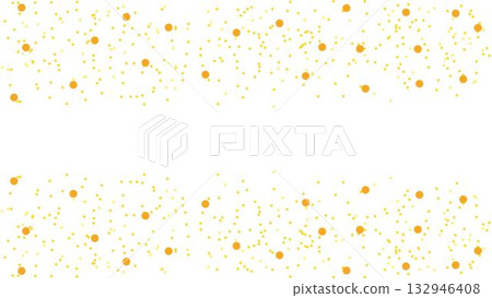 Festive Decorative Frame with Yellow Splashes and Blank Center Festive Decorative Frame with Yellow Splashes and Blank Center 132946408