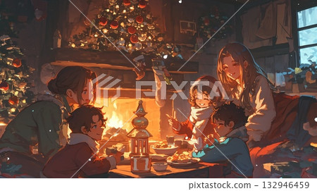 Christmas tree and gifts Christmas tree and gifts 132946459