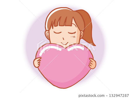 A woman with a big heart (human rights image) A woman with a big heart (human rights image) 132947287