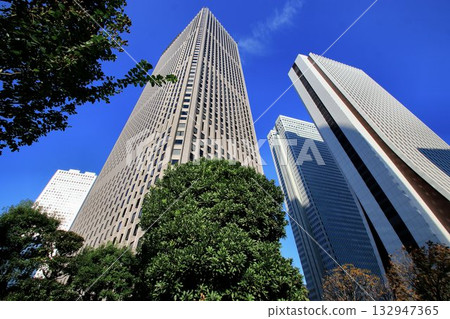 A high-rise building district built on the site of the former Yodobashi Water Purification Plant... "Shinjuku Subcenter" 132947365