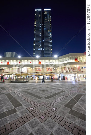 Scenery of Senri Chuo Station in Toyonaka City Scenery of Senri Chuo Station in Toyonaka City 132947878
