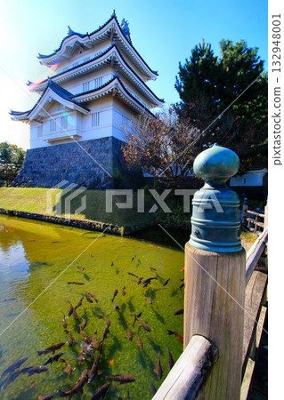 The "Floating Castle of Shinobi" that was the setting for the TV drama "Nobou no Shiro"... Gyoda [Oshi Castle] Three-story Tower 132948001