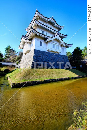 The "Floating Castle of Shinobi" that was the setting for the TV drama "Nobou no Shiro"... Gyoda [Oshi Castle] Three-story Tower 132948011