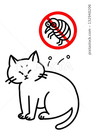 貓和跳蚤 貓和跳蚤 132948206