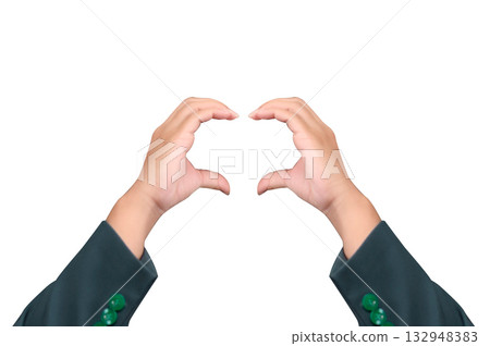Human hands and gestures on background 132948383
