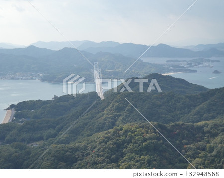 從向島高見山展望台看到的因之島大橋 132948568