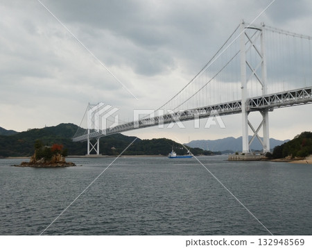 從向島橘臨海公園眺望因之島大橋 從向島橘臨海公園眺望因之島大橋 132948569