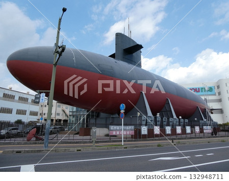 Submarine Akashio of the Tetsu Whale Museum 132948711